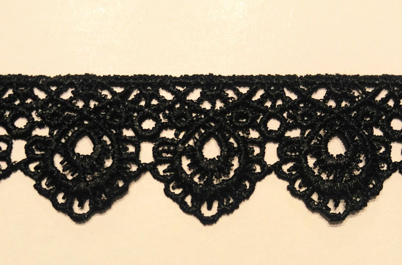 1 1/4" Venice Lace Trim - 10 Continuous Yards - MADE IN USA!