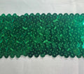 6 ROW (2-1/8") STRETCH SEQUIN TRIM - 6 Continuous Yards - Many Colors Available