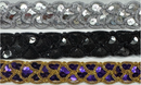 7/8" Braided Sequin Trimming - 6 Continuous Yards! MADE IN USA!