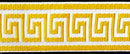 1-3/4" Greek Key Jacquard Woven Ribbon Trim - 6 Continuous Yards - Many Colors!