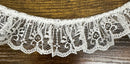 1-3/4" Ruffled Gathered Lace Trimming - 10 Continuous Yards - Color Options!