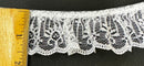 1-3/4" Ruffled Gathered Lace Trimming - 10 Continuous Yards - Color Options!
