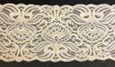 5" Corded Bridal Embroidered Lace Trimming - 1 Yard!