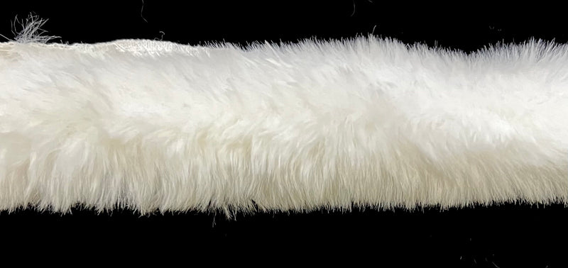 White Faux Fur Trimming - 5 Continuous Yards!