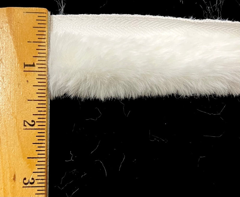 White Faux Fur Trimming - 5 Continuous Yards!