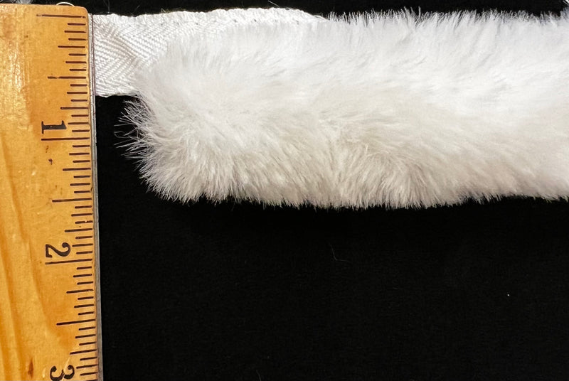 White Faux Fur Trimming - 5 Continuous Yards!