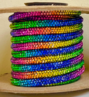 6mm High-Quality Rhinestone Cord Rope Trim - 5 Continuous Yards!