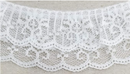 2" Ruffled Gathered Lace Two Tier Trimming - 9 Total Yards - Color Options!