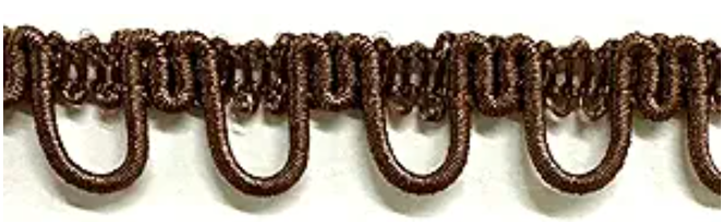 Bridal Button Loop Elastic Braid Trimming - 12 Continuous Yards - Many Colors!