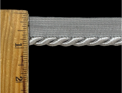 Large Twist Cord with Lip Piping Trimming - 6 Yards - Many Colors Available!
