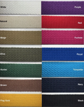 1" Cotton Webbing - 10 Continuous Yards - MANY COLORS AVAILABLE - Made in USA