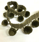 5/8" Pom Pom Poly Ball Fringe- 12 Continuous Yards - Many Colors!