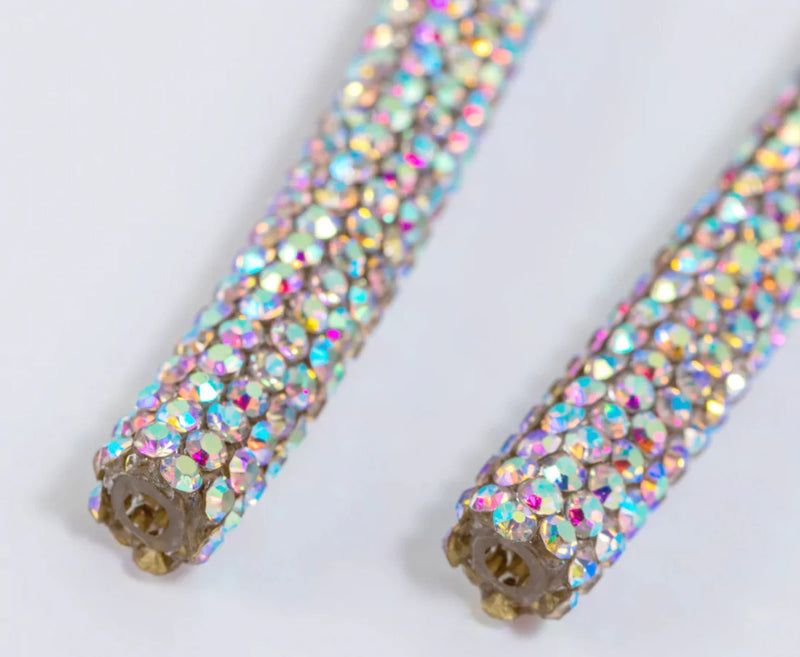 6mm High-Quality Rhinestone Cord Rope Trim - 5 Continuous Yards!