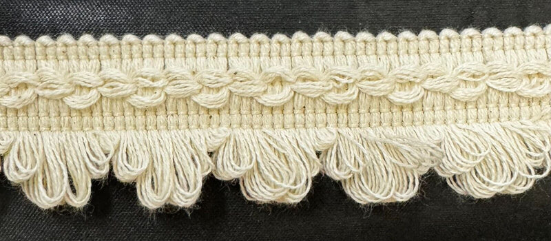 1-1/4" Decorative Scalloped Loop Fringe Trim - Many Color Options! 10 YARDS!