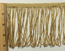 4" Stretch Metallic Chainette Fringe - 6 Continuous Yards!