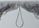 4" Stretch Metallic Chainette Fringe - 6 Continuous Yards!