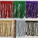 4" Stretch Metallic Chainette Fringe - 6 Continuous Yards!