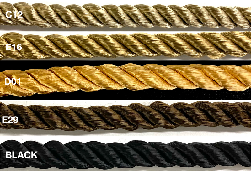 3/8" Twist Cord Rope Trimming - 10 Yards - MADE IN USA!