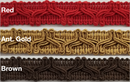 1/2" Designer Braid Gimp Trim - 12 Yards - Many Colors! MADE IN USA!