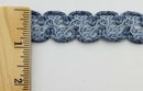 7/8" Designer Braid Gimp Trim - Color: Denim - 10 Continuous Yards