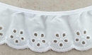 1-7/8" Ruffled Gathered Embroidery Eyelet Trimming - 9 Continuous Yards