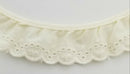 1-1/4" Ruffled Gathered Eyelet Trimming - 9 Continuous Yards - Color Options!
