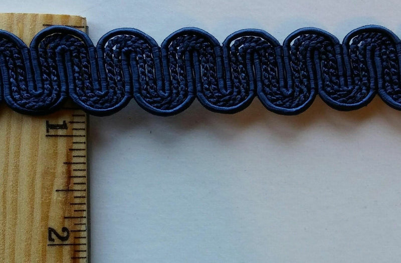 3/4" Braid Gimp - MADE IN USA - 12 Continuous Yards - Many Colors!