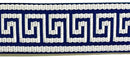 1-3/4" Greek Key Jacquard Woven Ribbon Trim - 6 Continuous Yards - Many Colors!