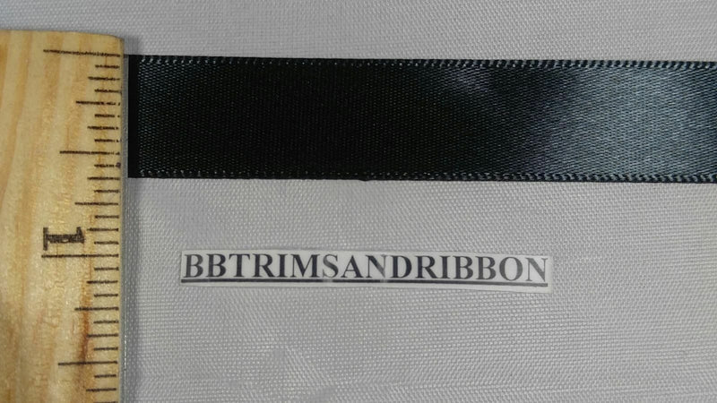 SINGLE FACE SATIN RIBBON - MANY SIZES AND COLORS AVAILABLE! 100 YARD SPOOLS