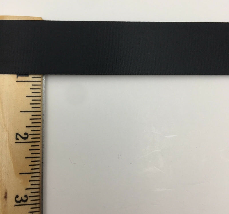 SINGLE FACE SATIN RIBBON - MANY SIZES AND COLORS AVAILABLE! 100 YARD SPOOLS