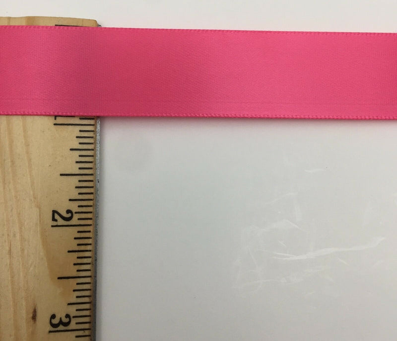 SINGLE FACE SATIN RIBBON - MANY SIZES AND COLORS AVAILABLE! 100 YARD SPOOLS