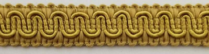 1/2" Scroll Braid Gimp w/ Backing - 12 Continuous Yards - Many Color Options!