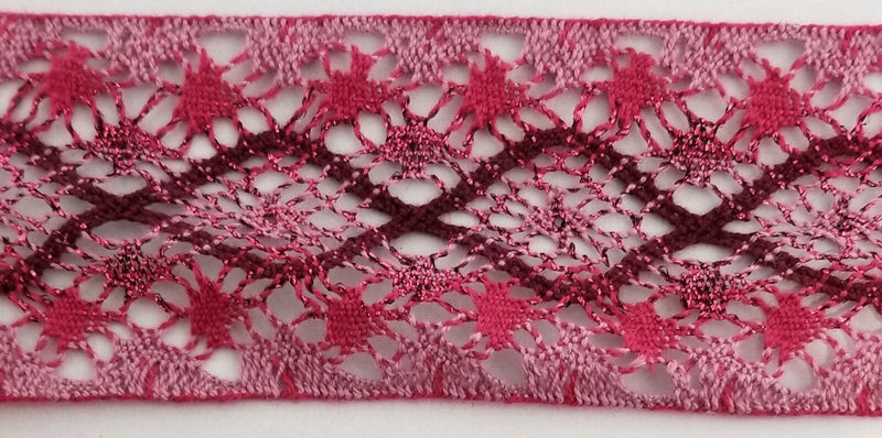 Cluny Lace Trimming with Sparkle - 8 continuous Yards - Color Options Available!