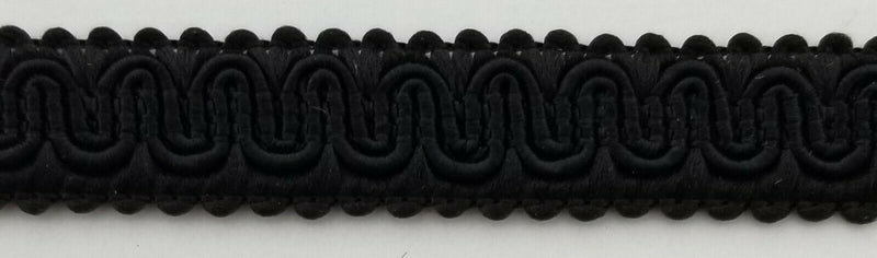 1/2" Scroll Braid Gimp w/ Backing - 12 Continuous Yards - Many Color Options!