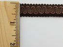 1/2" Scroll Braid Gimp w/ Backing - 12 Continuous Yards - Many Color Options!