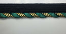 7/16" Metallic Piping with Lip Trim -18 Yards- Many Colors Available!