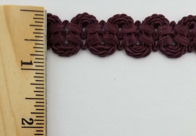 3/4" Double Scalloped Braid Gimp Trim - 12 Yards - MANY COLORS!