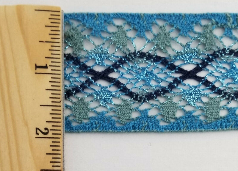 Cluny Lace Trimming with Sparkle - 8 continuous Yards - Color Options Available!