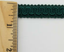 1/2" Scroll Braid Gimp w/ Backing - 12 Continuous Yards - Many Color Options!