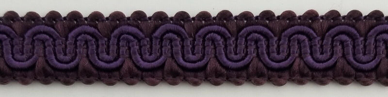 1/2" Scroll Braid Gimp w/ Backing - 12 Continuous Yards - Many Color Options!
