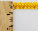 1/2" Chinese French Braid Gimp Trimming - 12 Continuous Yards - Many Colors!