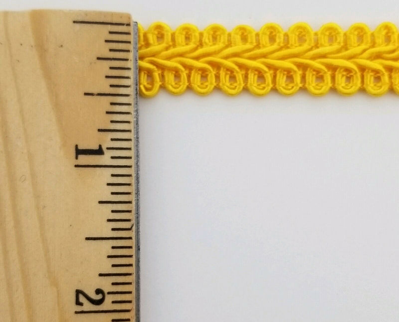 1/2" Chinese French Braid Gimp Trimming - 12 Continuous Yards - Many Colors!