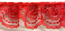 2" FLAT or RUFFLED Gathered Lace Trimming - 18 Continuous Yards!