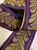 3" Metallic Jacquard Trim - 8 Continuous Yards!