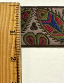1-1/2" Jacquard Woven Ribbon Trim - 12 Continuous Yards!