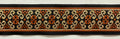1" Jacquard Woven Metallic Ribbon Trim - 12 Continuous Yards!