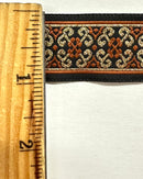 1" Jacquard Woven Metallic Ribbon Trim - 12 Continuous Yards!