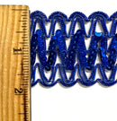 1-7/8" Braided Sequins Trim - 6 Continuous Yards!