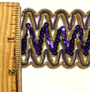 1-7/8" Braided Sequins Trim - 6 Continuous Yards!