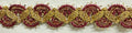 3/4" Scroll Metallic Braid Gimp Trimming - 10 Yards!
